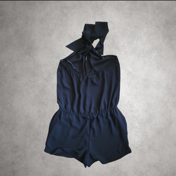 BCBGMAXAZRIA Halter Romper - Picture 2 of 3